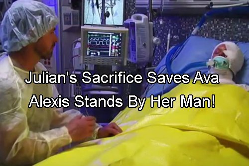 General Hospital Spoilers: Julian Donates Skin for Risky Transplant to Save Ava - Alexis Stands by Her Man, Infuriates Sam