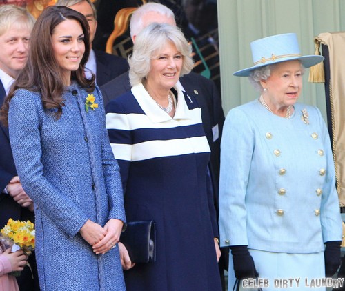 Kate Middleton Breastfeeding Prince George Of Cambridge - Queen Elizabeth and Camilla Parker-Bowles Approve?