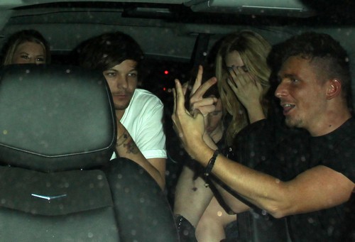 51799122 Teenage girls everywhere are in mourning today as the news breaks that One Direction singer and international heartthrob Louis Tomlinson will have a baby with 23 year old American stylist Briana Jungwirth. Archival pictures show Louis, Briana and fellow 1Der Liam Payne as they leave Project L.A. night club in Los Angeles, California on May 9, 2015. FameFlynet, Inc - Beverly Hills, CA, USA - +1 (818) 307-4813