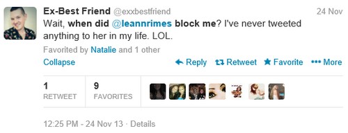 LeAnn Rimes Reveals Herself As A Twitter Stalker: She Blocks Them Then Stalks Them!