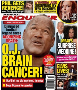 OJ Simpson Battles Fatal Brain Cancer Faces Agonizing Death PHOTO   National Enquirer Oj Simpson Cancer 262x300 