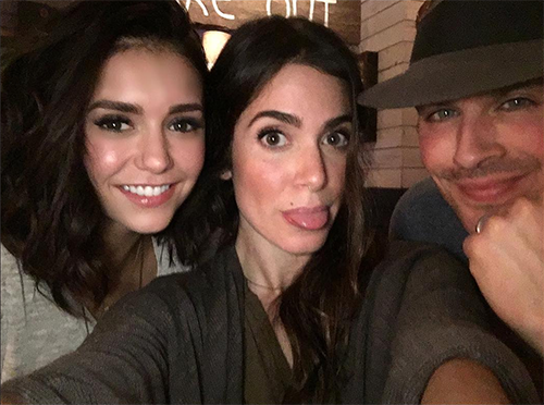 Nina Dobrev Poses With Nikki Reed And Ian Somerhalder: ‘The Vampire Diaries’ Stars Prove No Feud Exists Between Them?