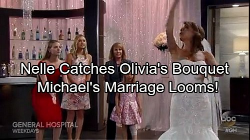 General Hospital Spoilers: New GH Promo Predicts Michael and Nelle's Marriage - Nelle Catches Olivia's Bouquet?