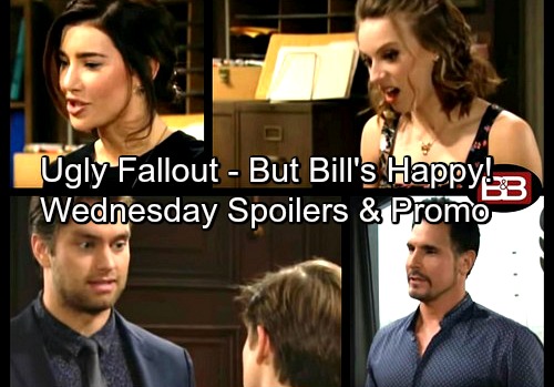 The Bold and the Beautiful Spoilers: Bill Slams Ridge - Coco Blasts Sally – Steffy Gives Thomas and RJ Strict Orders