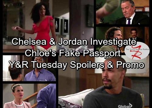 The Young and the Restless Spoilers: Chelsea Finds Source of Chloe’s Fake Passport, Jordan Helps – Hilary Explodes at Devon