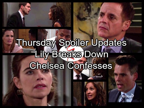 The Young and the Restless Spoilers: Thursday Updates, June 22 - Chelsea's Confession Shocks Nick – Lily Angry and Heartbroken