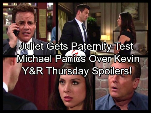 The Young and the Restless Spoilers: Thursday, July 6 - Michael Gets Alarming News About Kevin – Cane Demands Paternity Test