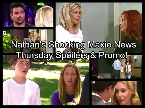 General Hospital Spoilers: Thursday, July 13 – Nathan Gets News About Maxie – Scott Faces Crushing Blow – Sonny Works Oscar Angle