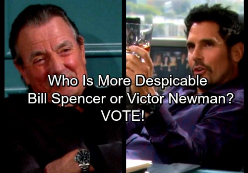 The Young and the Restless Spoilers: CBS Soap Baddies - Who is More Despicable B&B’s Bill Spencer or Y&R’s Victor Newman?