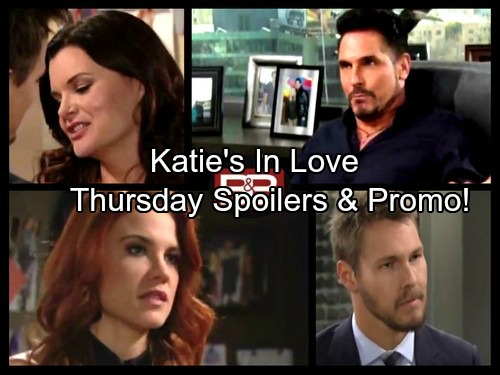 The Bold and the Beautiful Spoilers: Thursday, August 10 - Katie Delights in New Romance With Wyatt