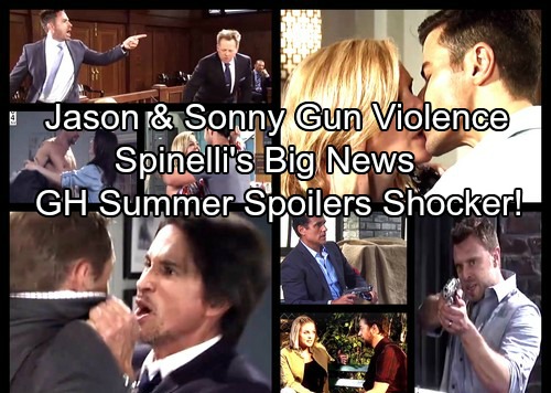 General Hospital Spoilers: Jason and Sonny Gun Violence Explodes – Spinelli's News for Maxie – Finn and Curtis Attack Jared