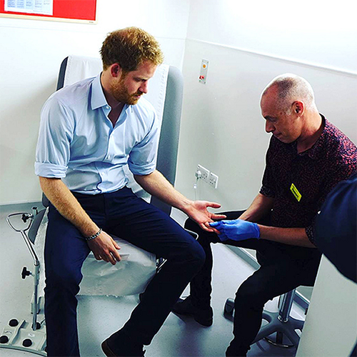 Prince Harry Follows In Princess Diana's Footsteps With Secret Visit To Mildmay Mission HIV/AIDS Hospital