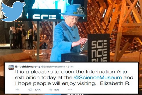 Queen Elizabeth Tweets: Monarch Sends Her First Ever Twitter Message (PHOTO)