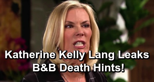 The Bold And The Beautiful Spoilers: Katherine Kelly Lang Leaks B&B ...