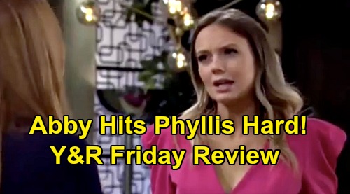 The Young And The Restless Spoilers: Friday, February 28 Review - Abby ...