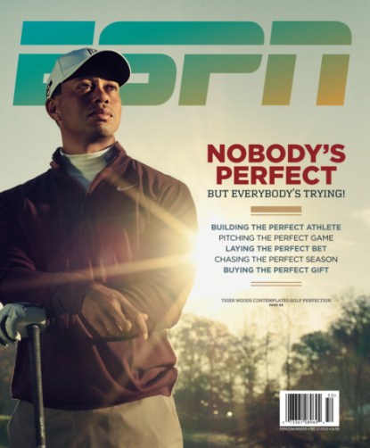 Imperfect Tiger Woods Appears On ESPN's The Perfect Issue Cover