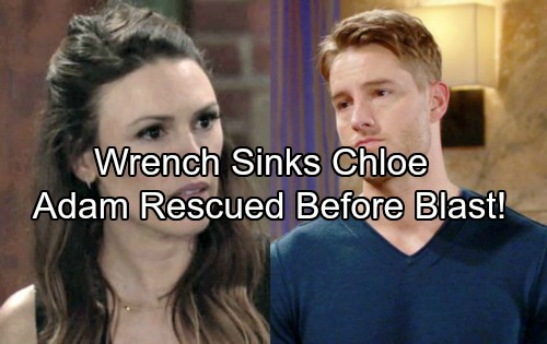 The Young and the Restless Spoilers: Adam Alive, Rescued or Escaped Before Blast - Chloe's Wrench Links To Cabin Explosion