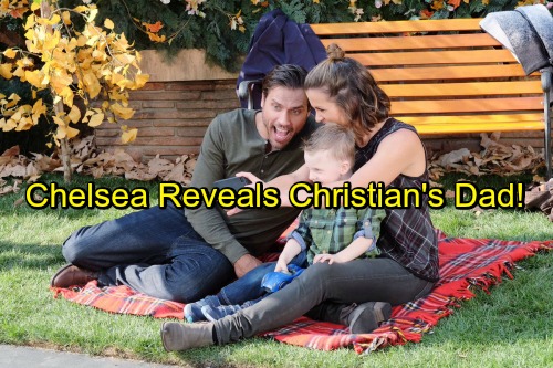 The Young and the Restless Spoilers: Chelsea Says Adam Newman Is Christian's Papa - Holds Second Sully Reveal Card