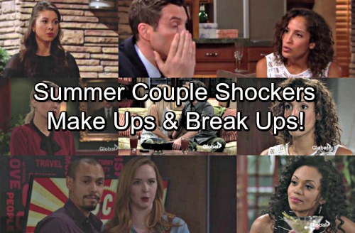 The Young and the Restless Spoilers: Summer Romance Shockers - Which Y&R Couples Break Up - Who Gets Together?