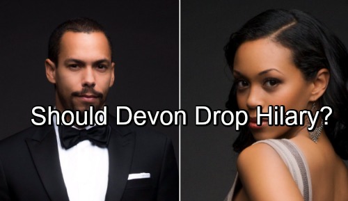 'The Young and the Restless' Spoilers: Devon Needs To Drop Hilary, Wife Can't Be Reformed - Should He Do It?