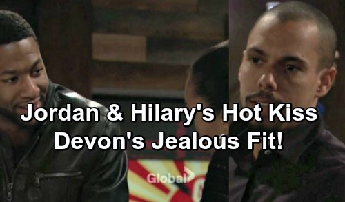 The Young and the Restless Spoilers: Hilary Stunned by Jordan’s Hot Kiss - Jealousy Erupts for Devon