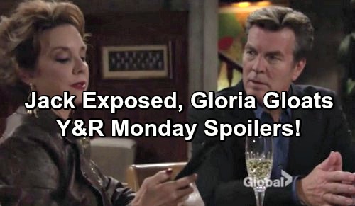 The Young and the Restless Spoilers: Gloria Gloats About Jack’s Downfall - Victoria Confronts Reed About Naughty Purchase