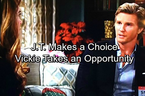 The Young And The Restless Spoilers Jt Makes A Choice Vickie Seizes The Opportunity To Get