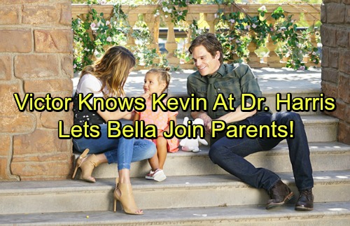 The Young and the Restless Spoilers: Victor Knows Kevin is with Chloe – The Moustache Lets Bella Go To Dr Harris House