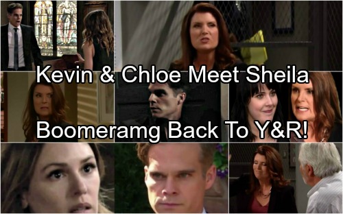 The Young and the Restless Spoilers: Chloe and Kevin Meet Sheila Carter On The Run – Epic Boomerang Sends Shelia Back To GC