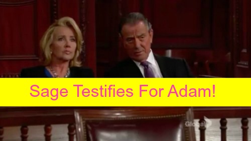 The Young and the Restless (Y&R) Spoilers: Sage's Testimony on Gabriel Bingham Saves Adam Newman - Gets NOT Guilty Verdict?