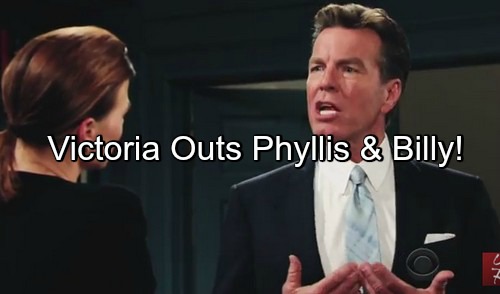 The Young and the Restless (Y&R) Spoilers: Victoria Tells Jack Suspicions About Phyllis and Billy Cheating