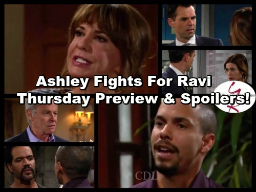 The Young and the Restless Spoilers: Ashley and Phyllis Fight Over Ravi - Gloria Unleashes Her Wrath – Devon Wants Hilary