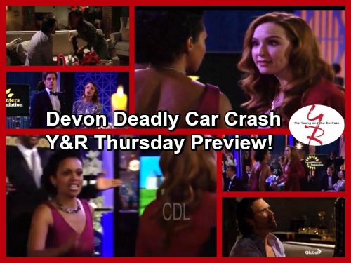 The Young and the Restless Spoilers: Hilary Causes Devon Car Crash – Reed Gives Victoria a Shock – Ravi Kisses Ashley