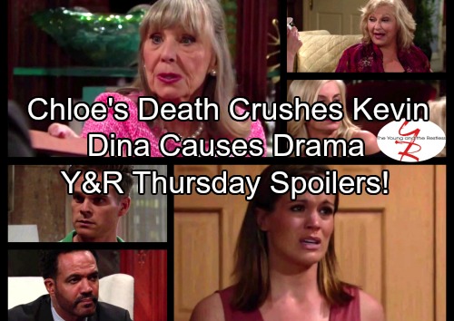 The Young and the Restless Spoilers: Kevin Crushed by News of Chloe’s Death – Dina Starts Business Drama