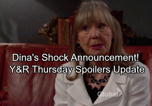 The Young and the Restless Spoilers: Thursday, June 29 Updates - Victoria Blows Her Top At Cane – Dina's Shocking Announcement